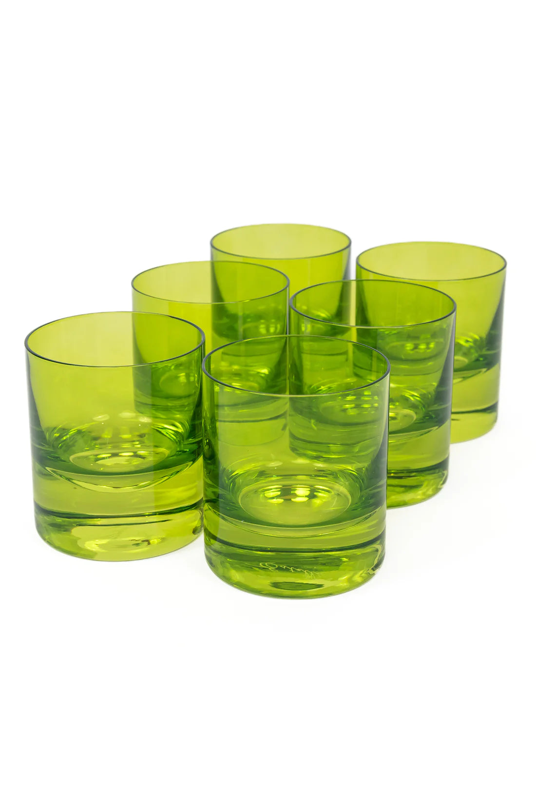 HAND BLOWN ROCK GLASSES