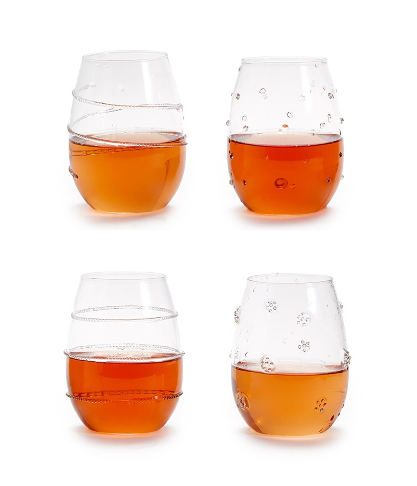 STEMLESS WINE GLASSES WITH DESIGNS