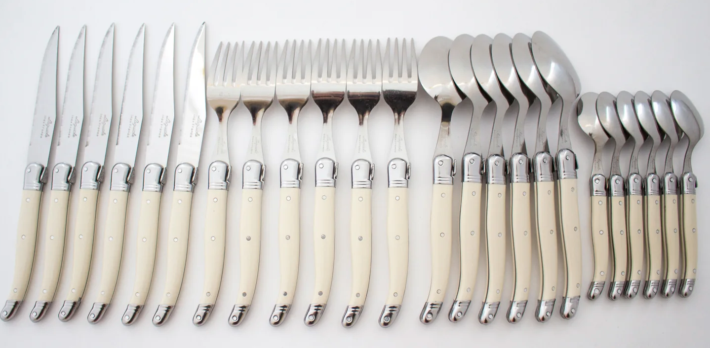 IVORY FLATWARE IN PRESENTATION BOX