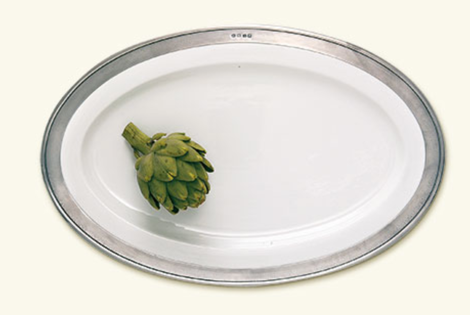 MATCH PEWTER CONVIVIO OVAL PLATTER