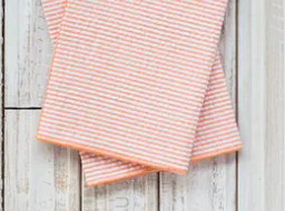 SEERSUCKER COCKTAIL NAPKINS S/4