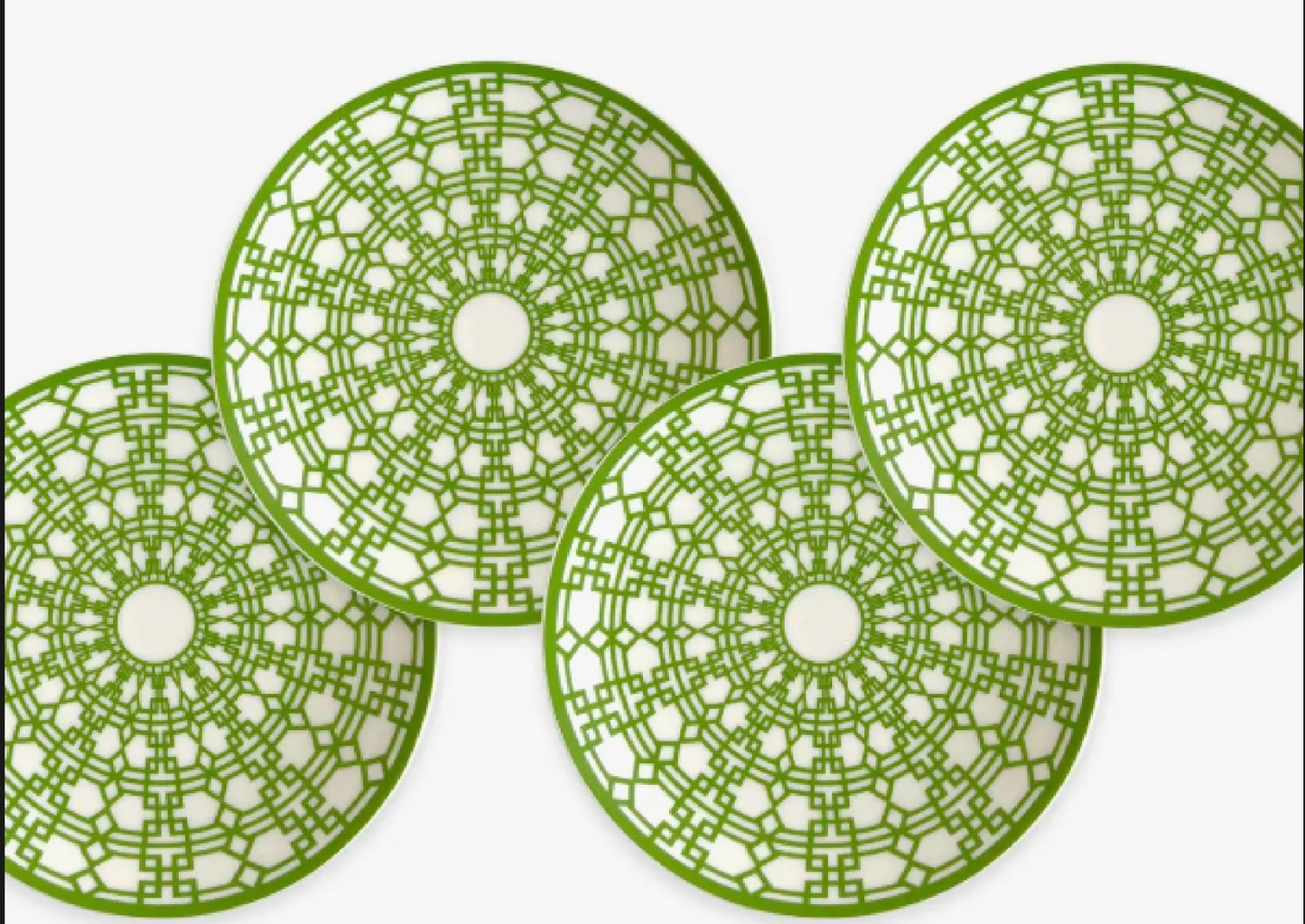 NEWPORT CANAPE PLATES S/4