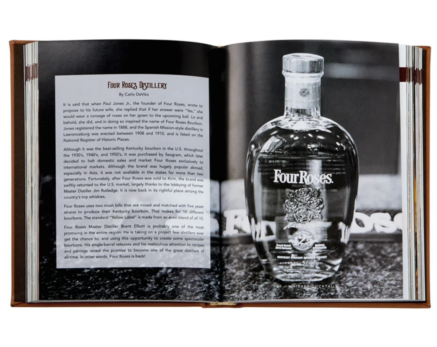 WHISKEY COCKTAILS - LEATHER BOUND