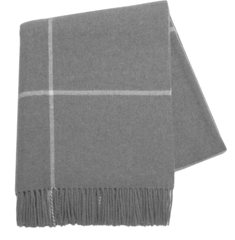 CASHMERE/WOOL THROW