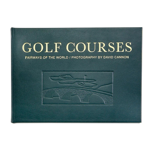 GOLF COURSES - LEATHER BOUND