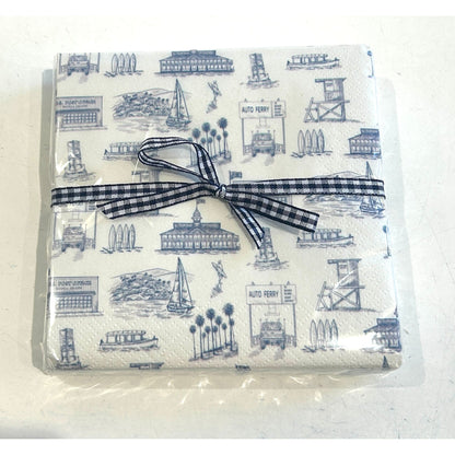 NEWPORT COASTAL COLLECTION COCKTAIL NAPKINS