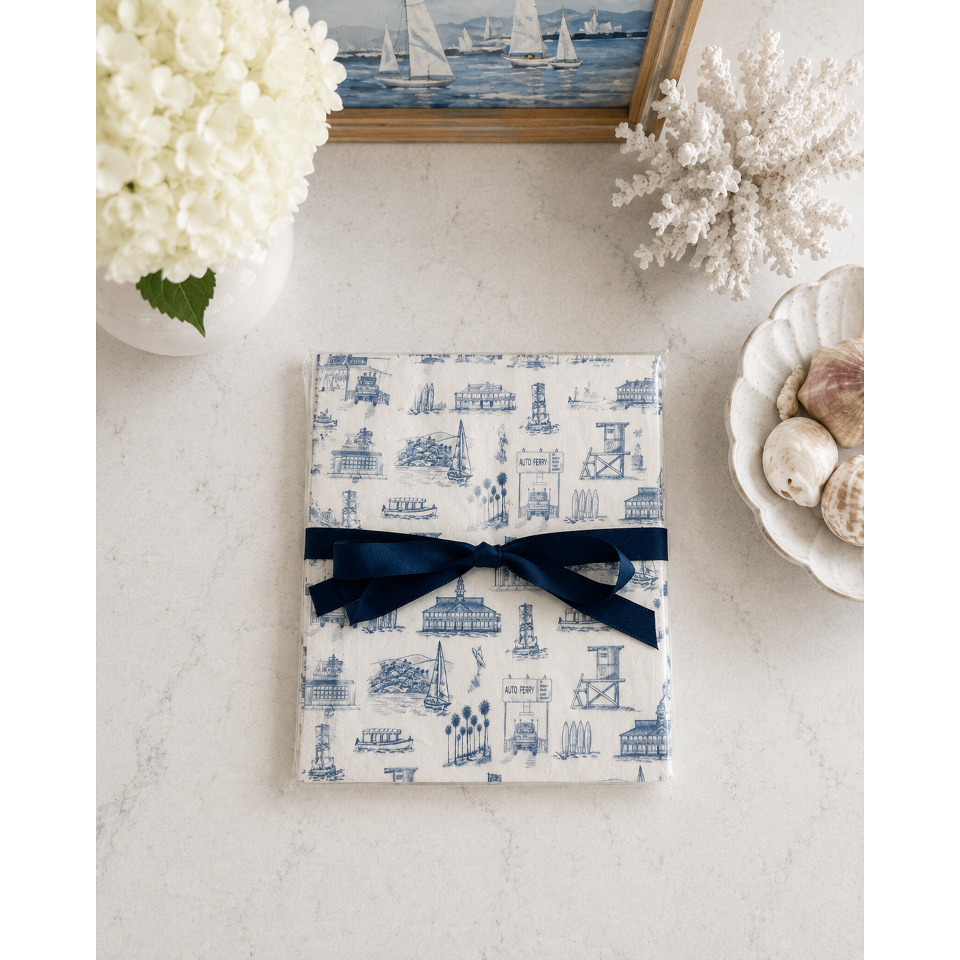 NEWPORT COASTAL COLLECTION COCKTAIL NAPKINS