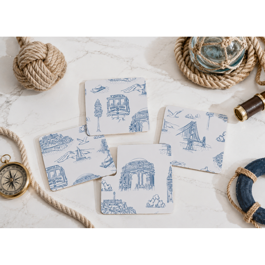 SAN FRANCISCO BIRCH COASTERS