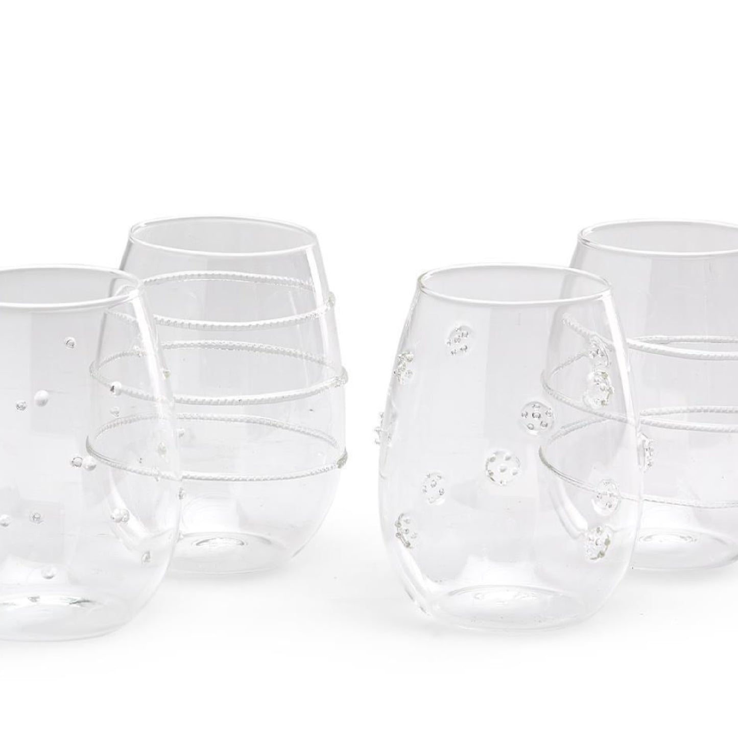 STEMLESS WINE GLASSES WITH DESIGNS