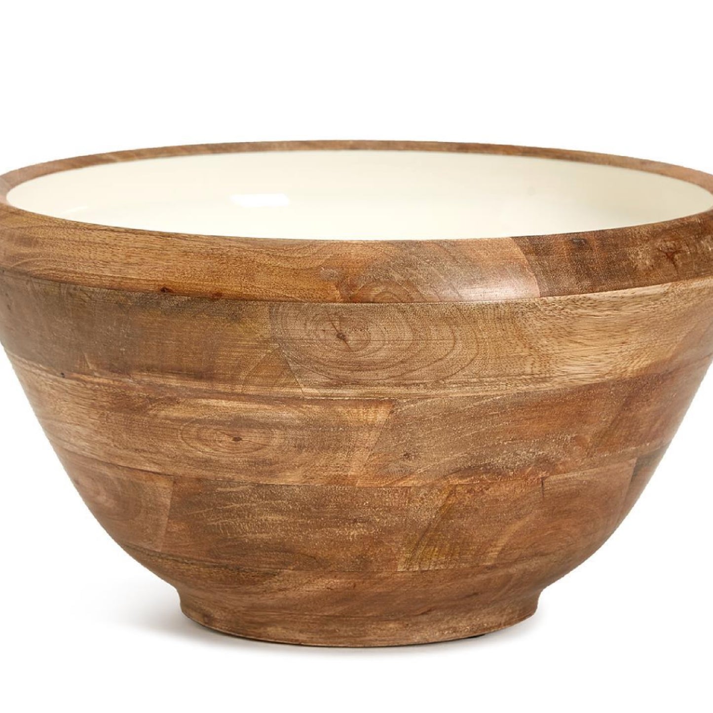 LARGE HAND CRAFTED WOOD BOWL