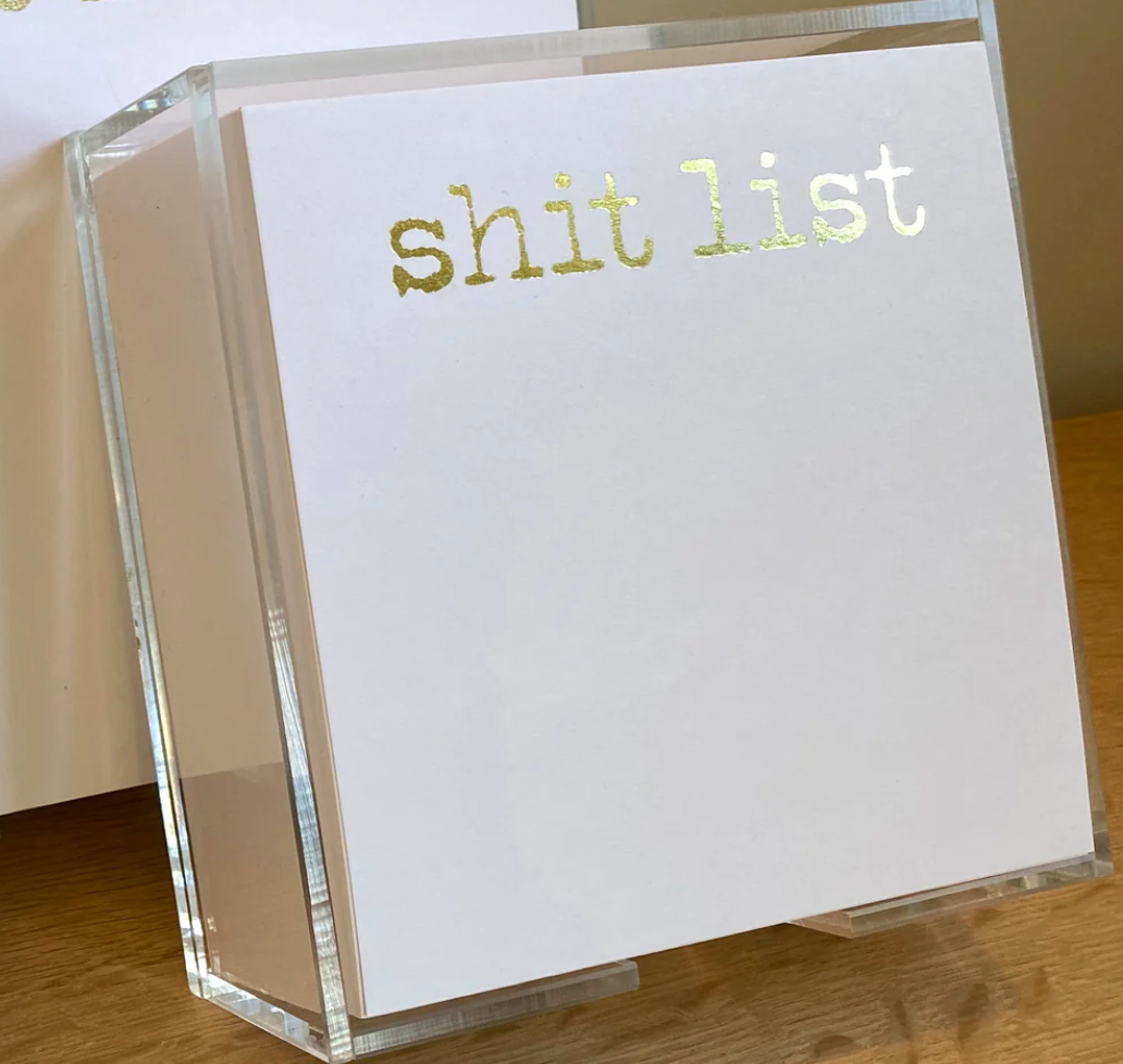 Shit List Pad (Pastel Version) – The Feral Market