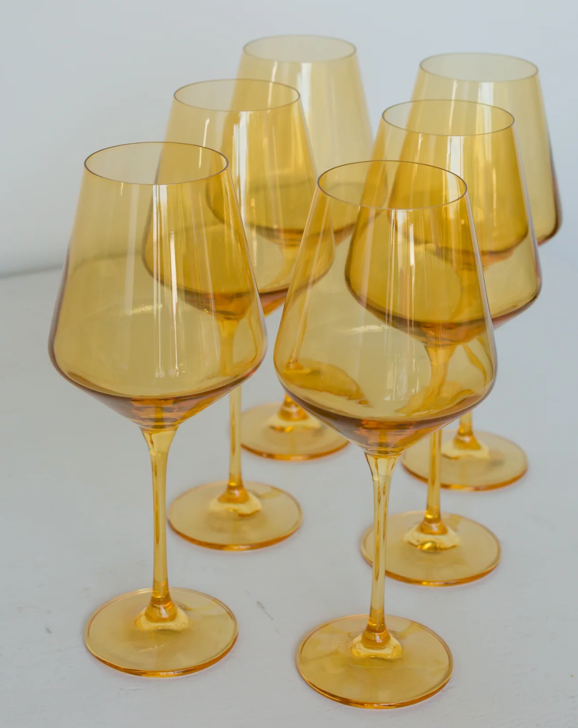 E-liu Handblown Wine Glasses, 17 Ounce Lead·Free Crystal Long Stemmed  Glassware, All-Purpose Wine Gl…See more E-liu Handblown Wine Glasses, 17  Ounce